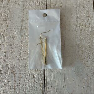 Gold (in Color) Long Rectangular Earrings From SHEIN